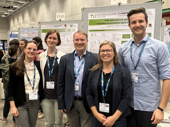 Teilnehmende des Lehrstuhls Bioprozesstechnik auf der ECCA & ECAB 2023