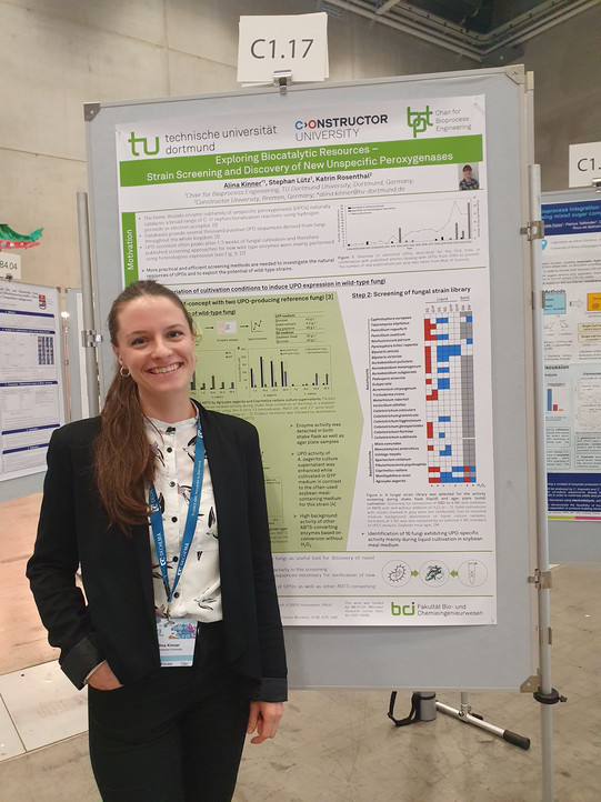 Alina Kinner auf der Postersession der ECCE & ECAB 2023 in Berlin