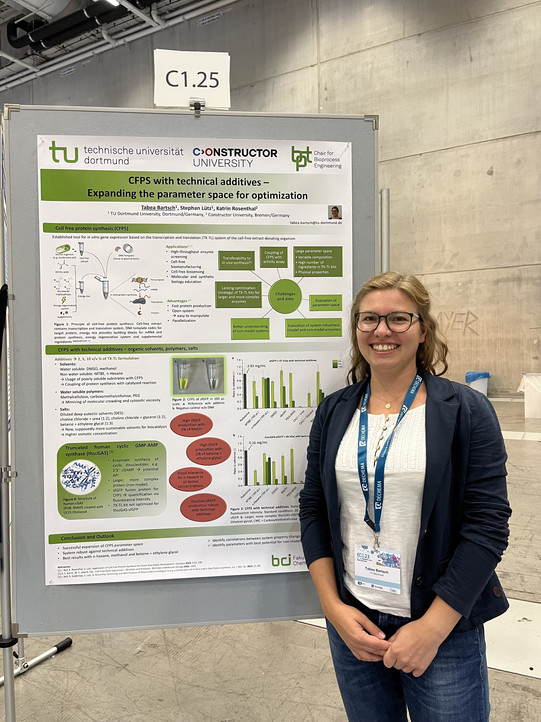 Tabea Bartsch auf der Postersession der ECCE & ECAB 2023 in Berlin
